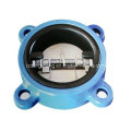 Rubber Coated Lug Type Double Plate Check Valve Pn16